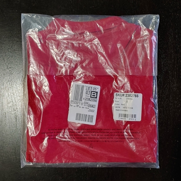 NEW Lands' End Little Girls Polo Shirt Short Sleeves Classic Red Color size 4 XS - Picture 7 of 7